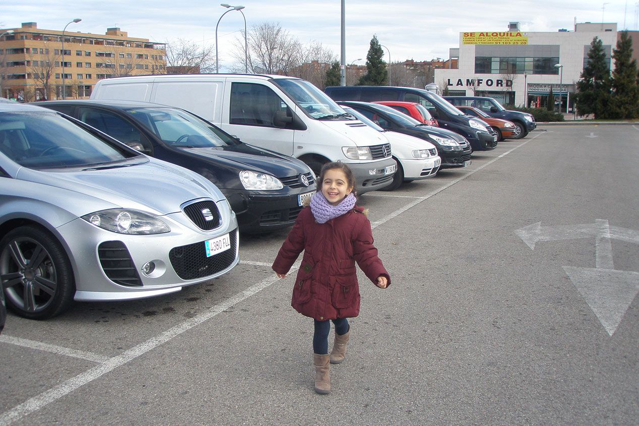 Malos hábitos en un parking