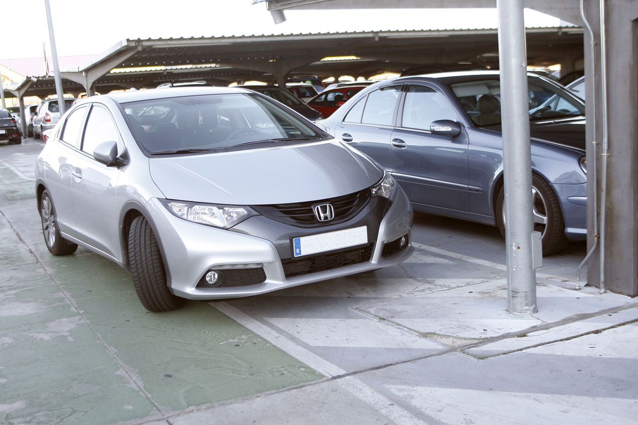Malos hábitos en un parking