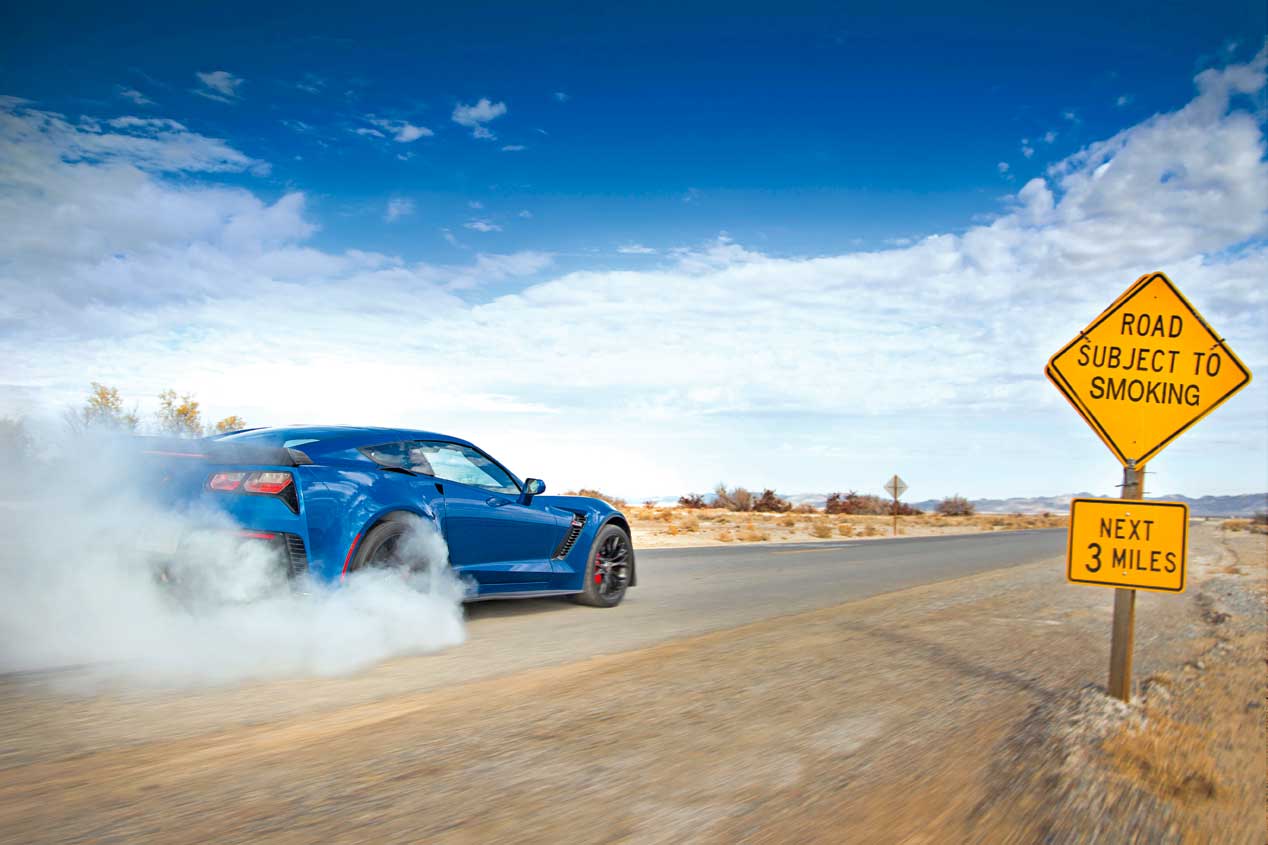 Chevrolet Corvette Z06: ruta por Nevada y California