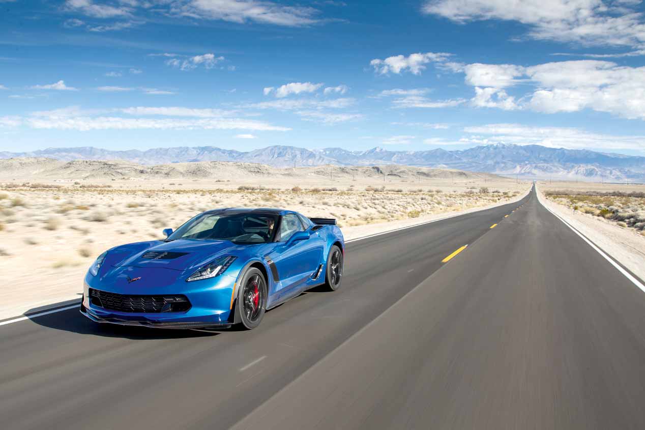 Chevrolet Corvette Z06: ruta por Nevada y California