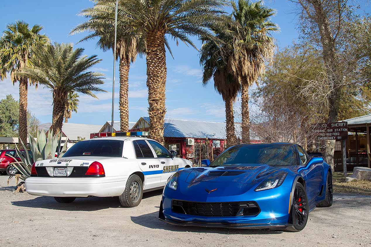 Chevrolet Corvette Z06: ruta por Nevada y California