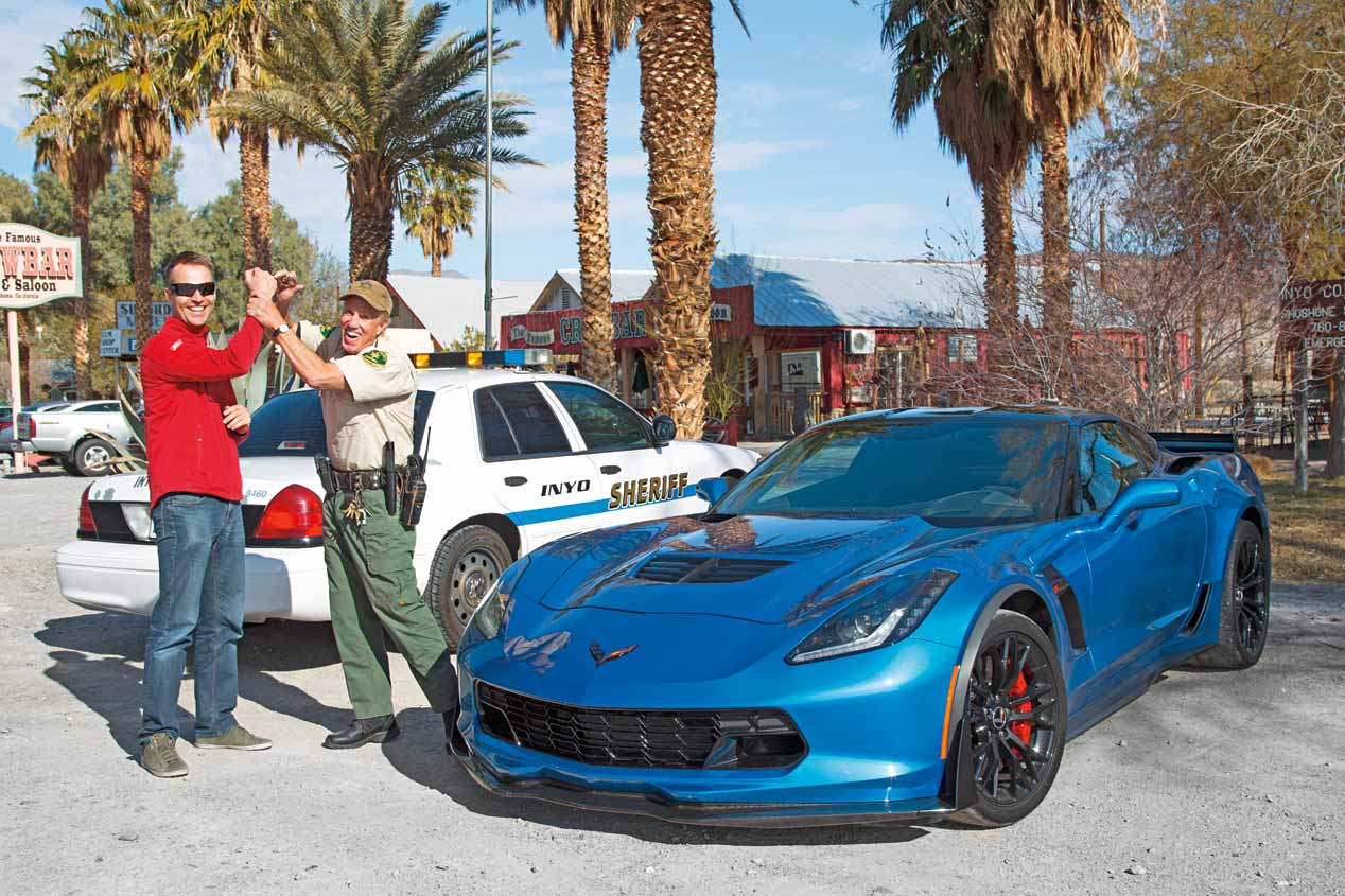 Chevrolet Corvette Z06: ruta por Nevada y California