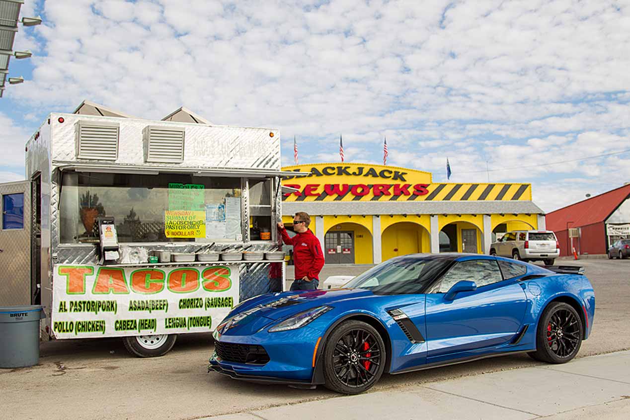 Chevrolet Corvette Z06: ruta por Nevada y California