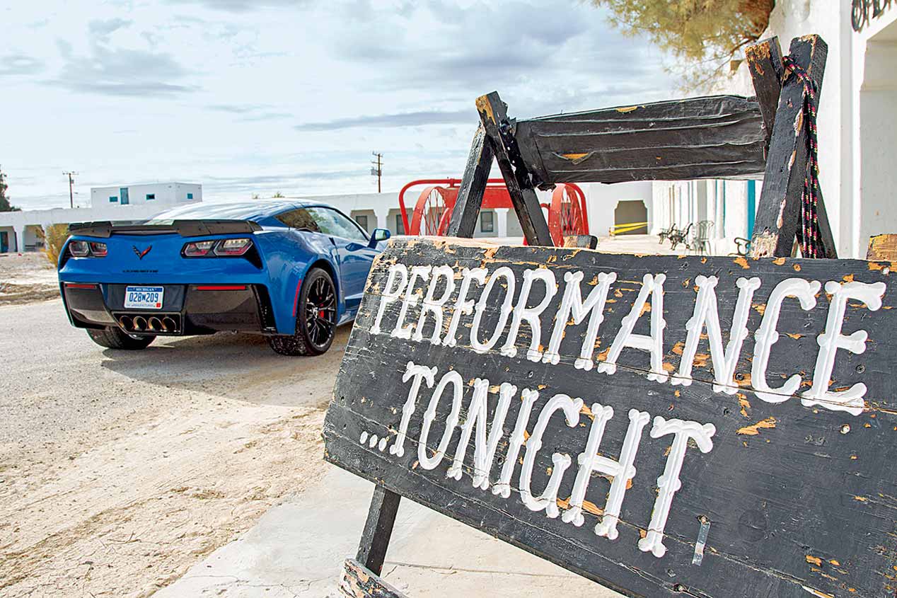 Chevrolet Corvette Z06: ruta por Nevada y California