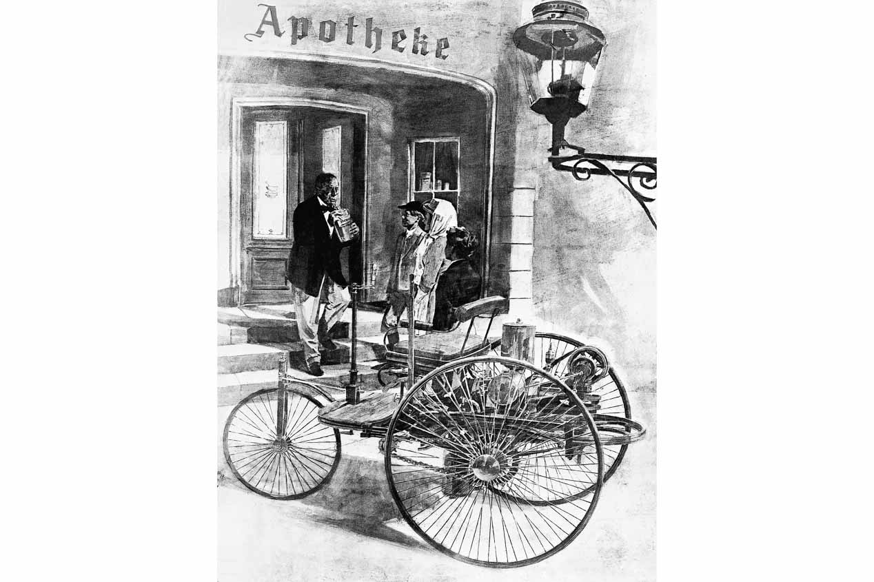 El primer viaje en automóvil de la historia, en imágenes