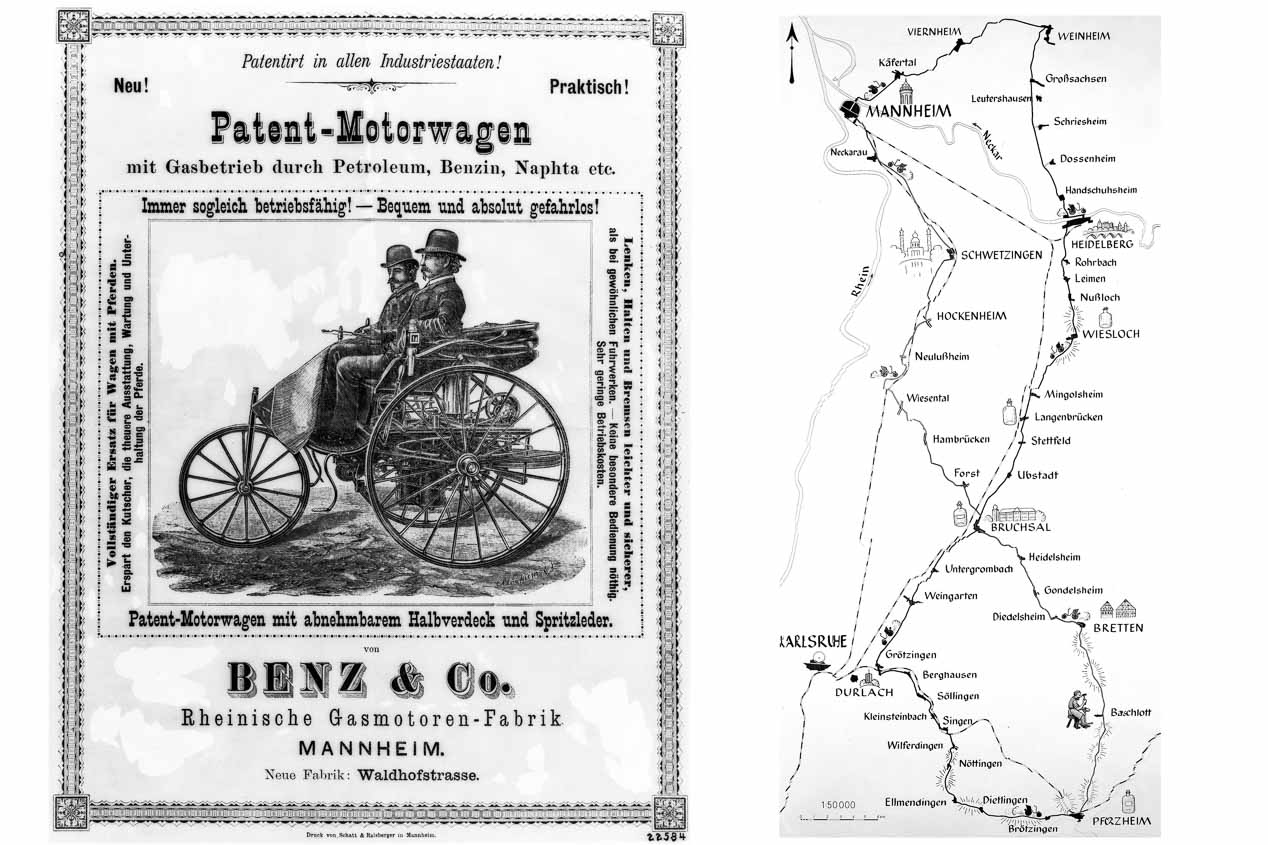 El primer viaje en automóvil de la historia, en imágenes