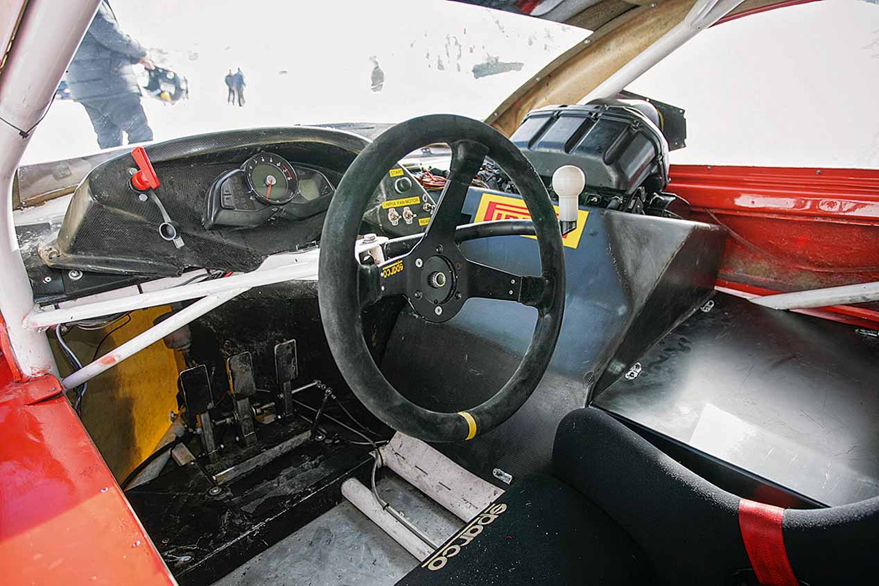 GSeries Prototype, prueba sobre hielo