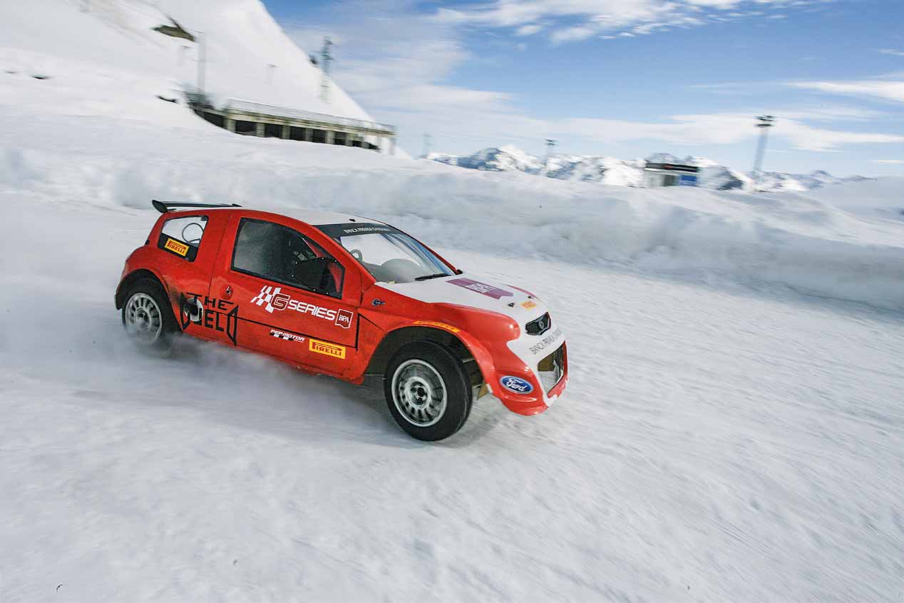 GSeries Prototype, prueba sobre hielo