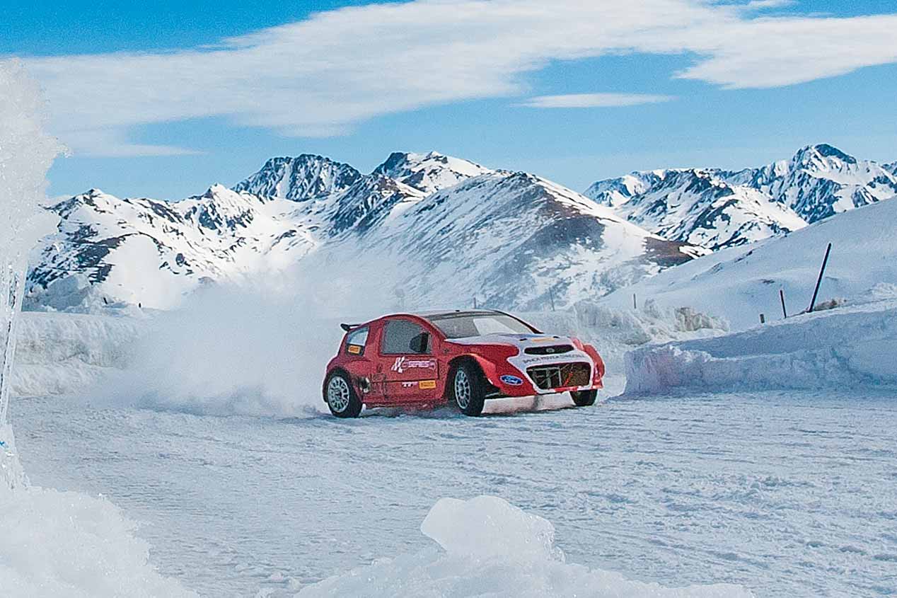 GSeries Prototype, prueba sobre hielo