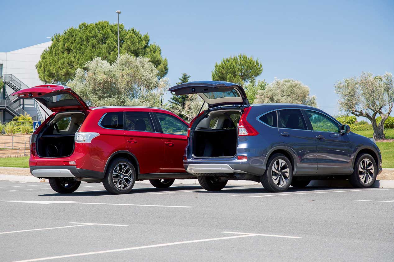 Mitsubishi Outlander & Honda CR-V: duelo de SUV japoneses