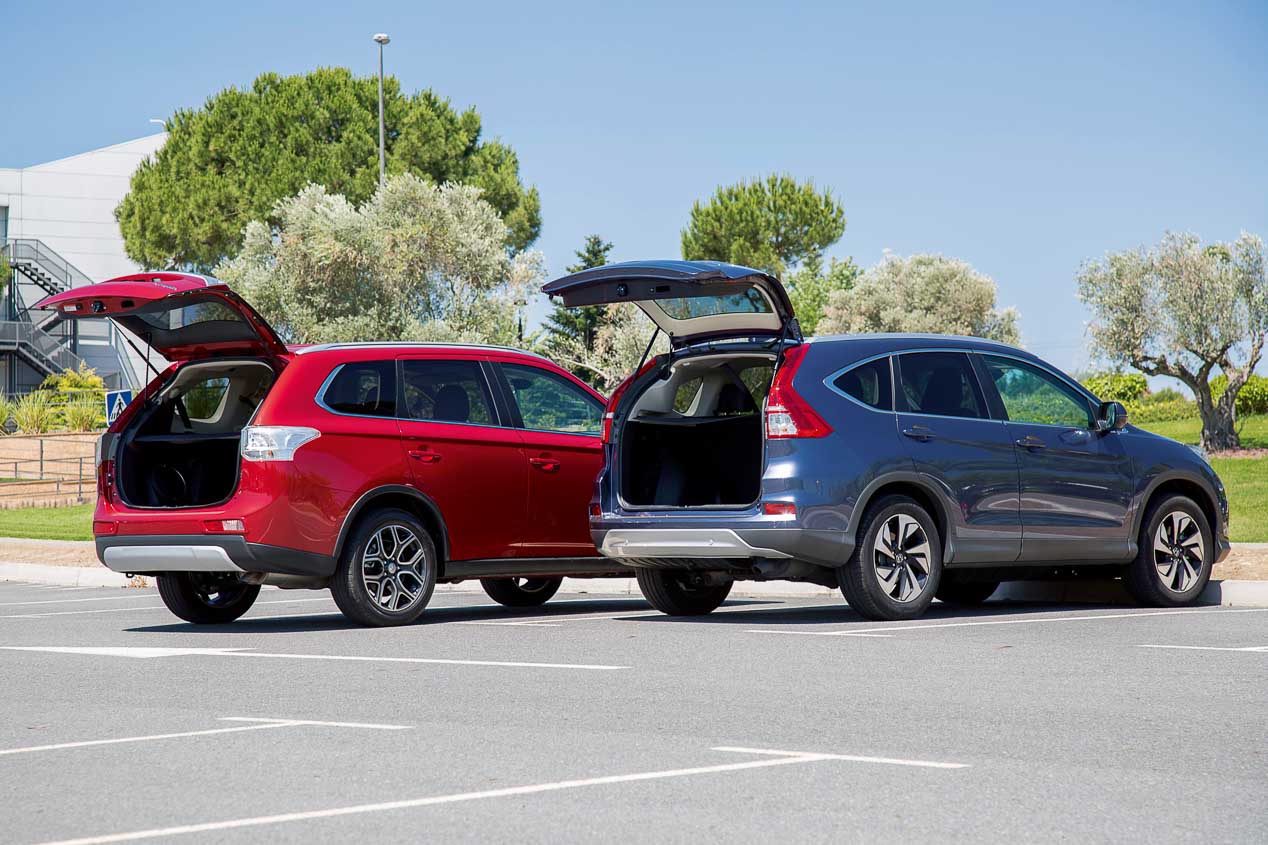 Mitsubishi Outlander & Honda CRV duelo de SUV japoneses