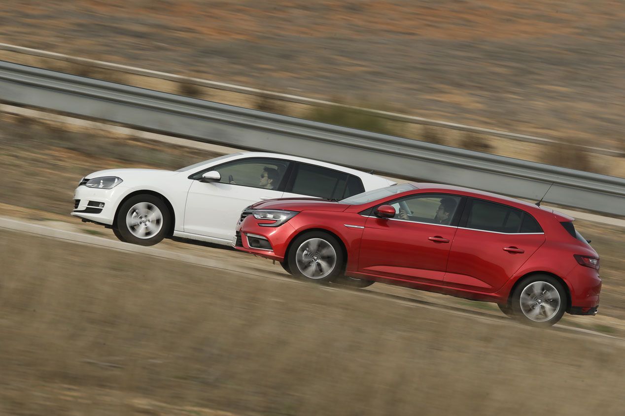 Comparamos el Renault Mégane 1.5 dCi frente al VW Golf 1.6 TDi