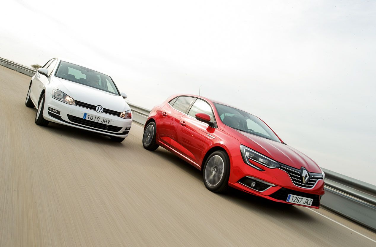 Comparamos el Renault Mégane 1.5 dCi frente al VW Golf 1.6 TDi