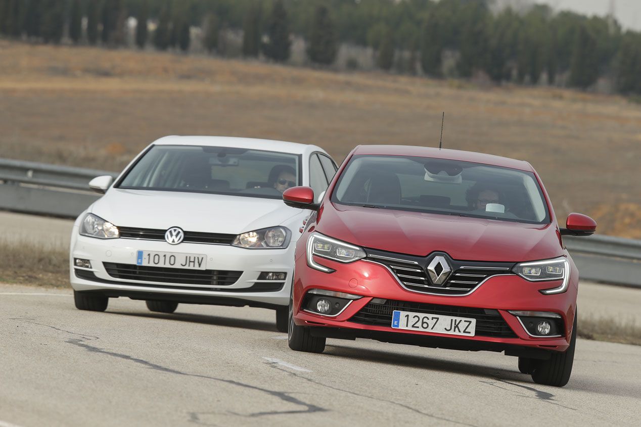 Comparamos el Renault Mégane 1.5 dCi frente al VW Golf 1.6 TDi