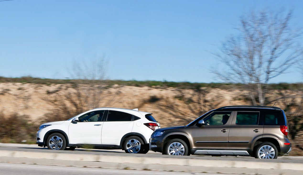 Honda HR-V 1.6 i-DTEC & Skoda Yeti 2.0 TDI 4x4: grandes SUV urbanos