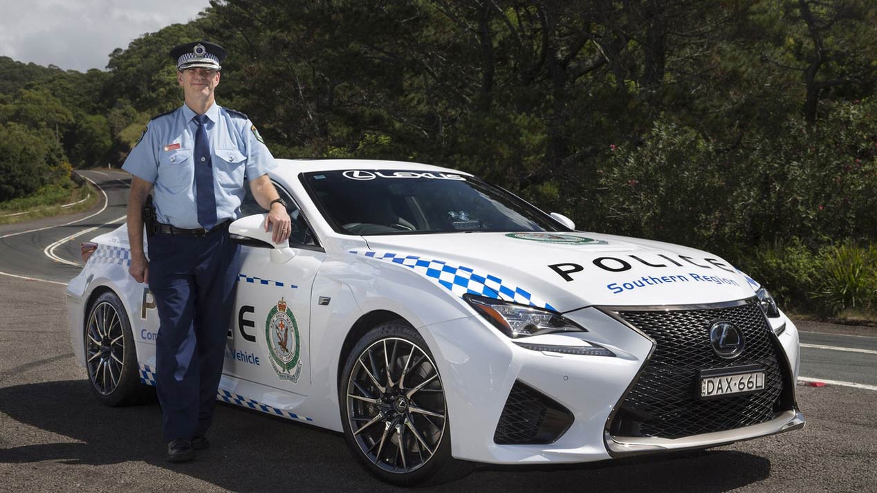 El nuevo fichaje de la policía australiana, un Lexus RC F
