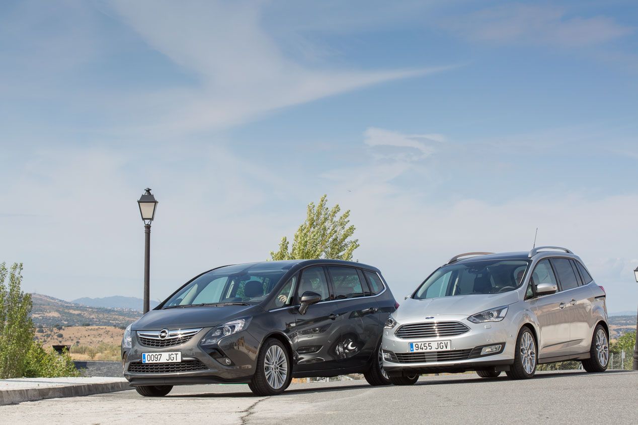 Ford Grand C-Max y Opel Zafira Tourer: familiares de 7 plazas