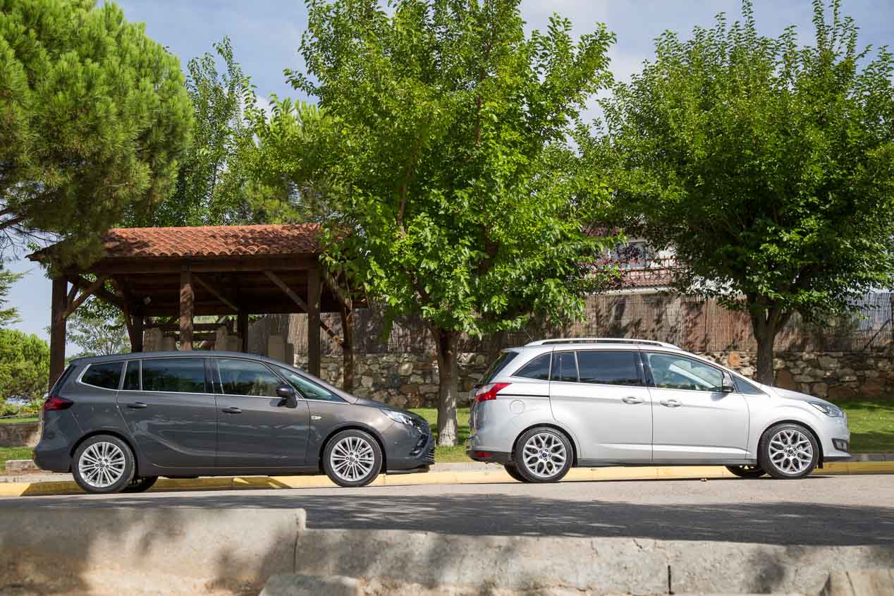 Ford Grand C-Max y Opel Zafira Tourer: familiares de 7 plazas