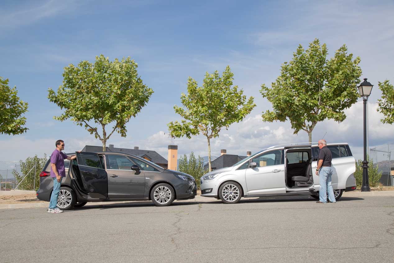 Ford Grand C-Max y Opel Zafira Tourer: familiares de 7 plazas