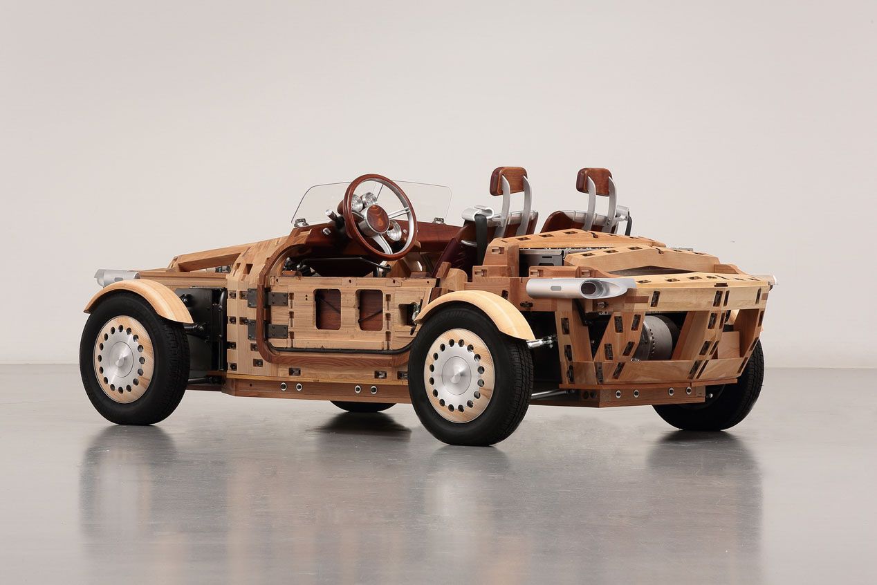 Toyota Setsuna: el coche de madera, en imágenes