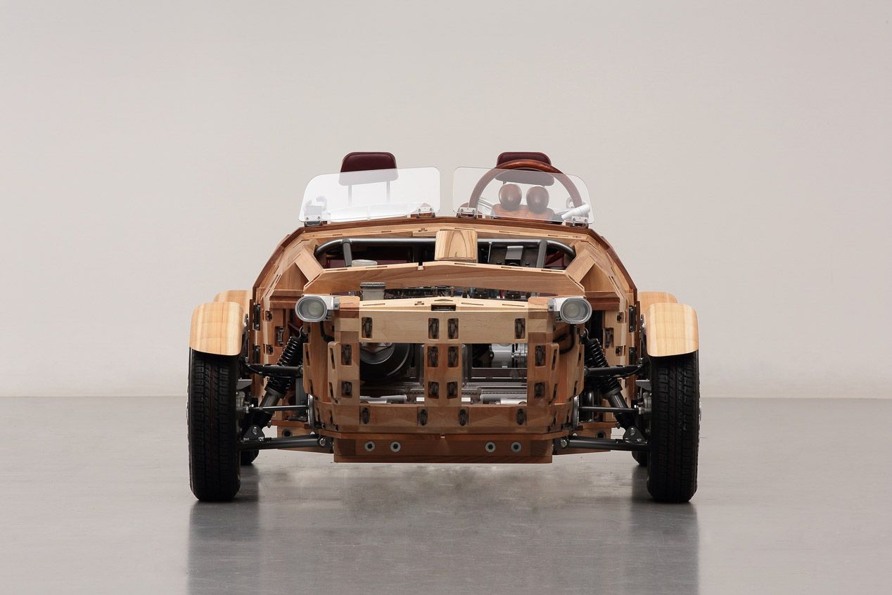 Toyota Setsuna: el coche de madera, en imágenes
