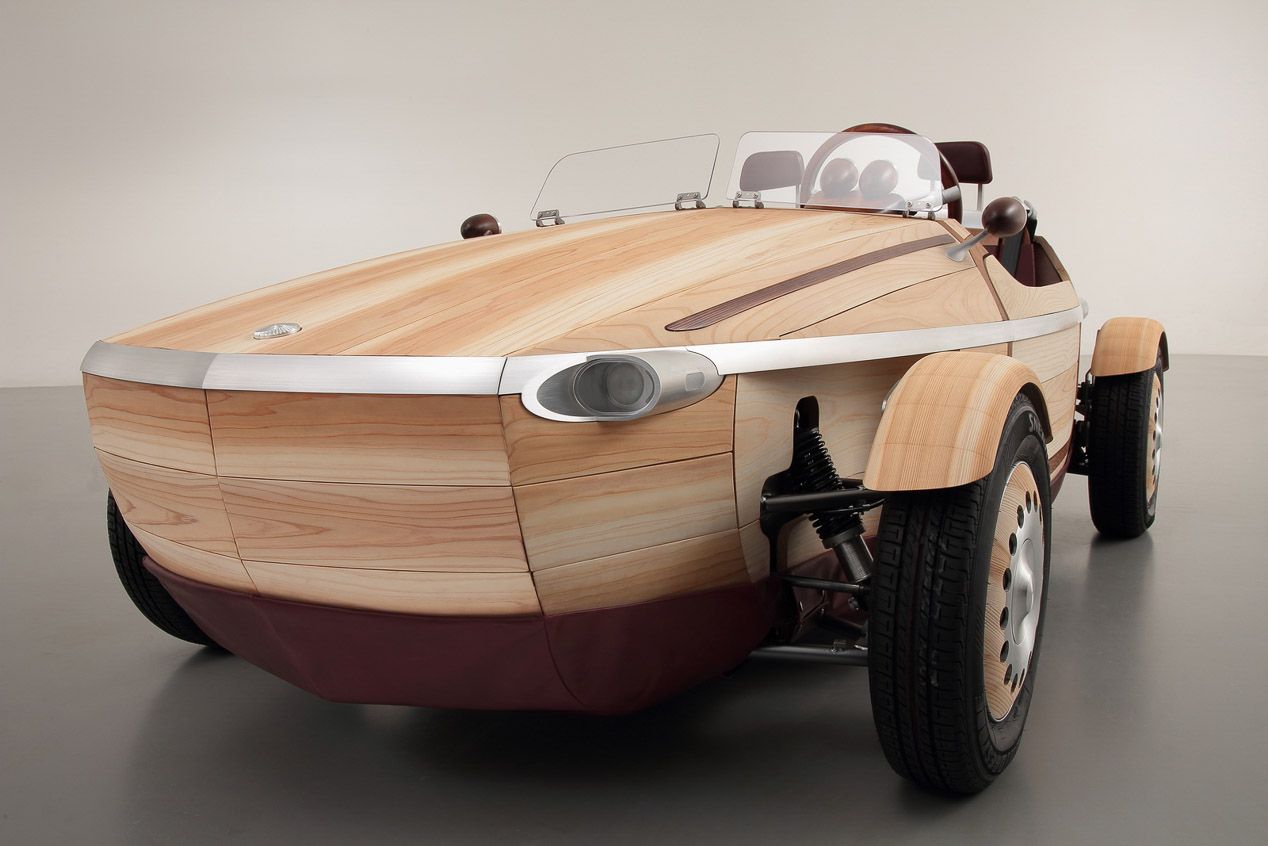 Toyota Setsuna: el coche de madera, en imágenes