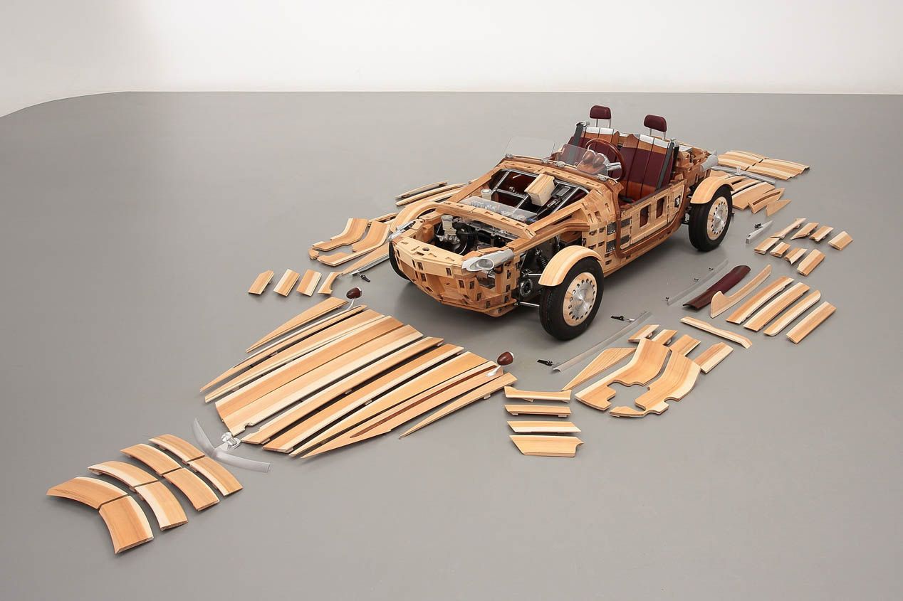 Toyota Setsuna: el coche de madera, en imágenes