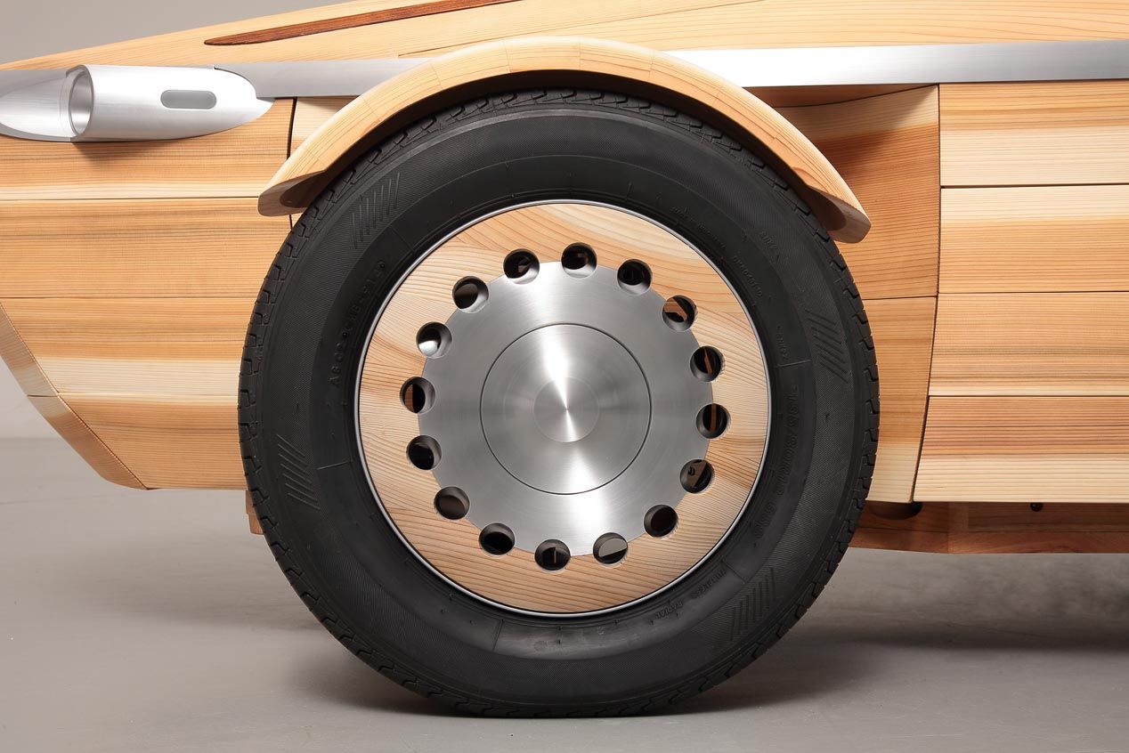 Toyota Setsuna: el coche de madera, en imágenes