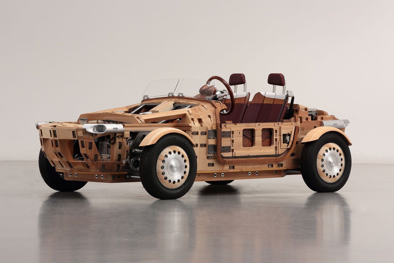 Toyota Setsuna: el coche de madera, en imágenes