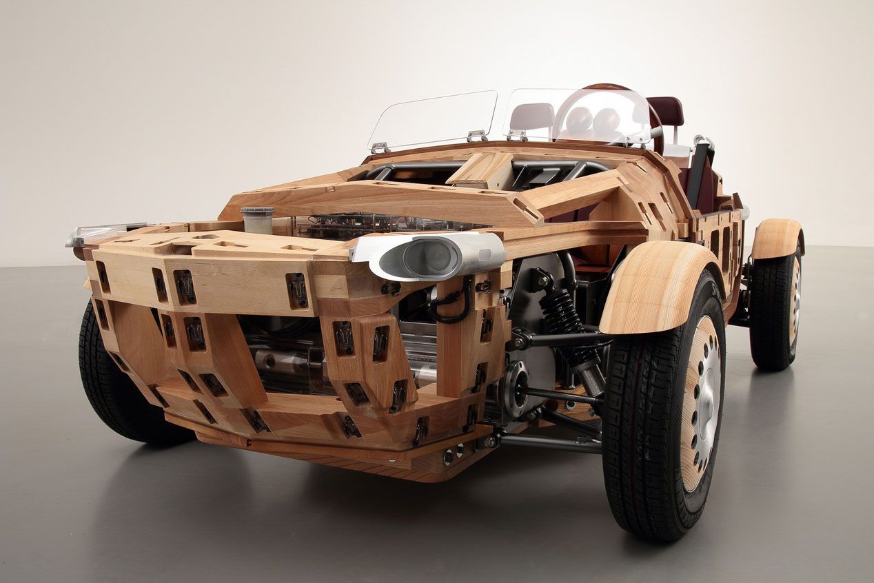 Toyota Setsuna: el coche de madera, en imágenes