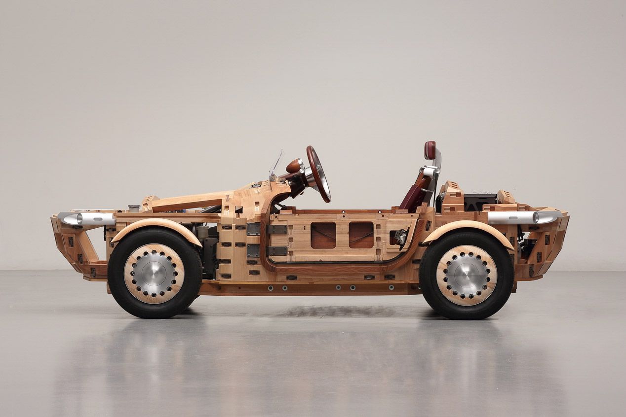 Toyota Setsuna: el coche de madera, en imágenes