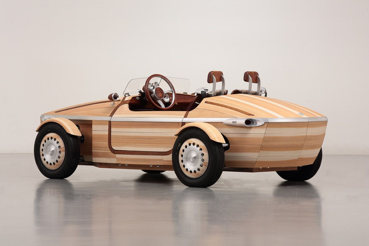 Toyota Setsuna: el coche de madera, en imágenes