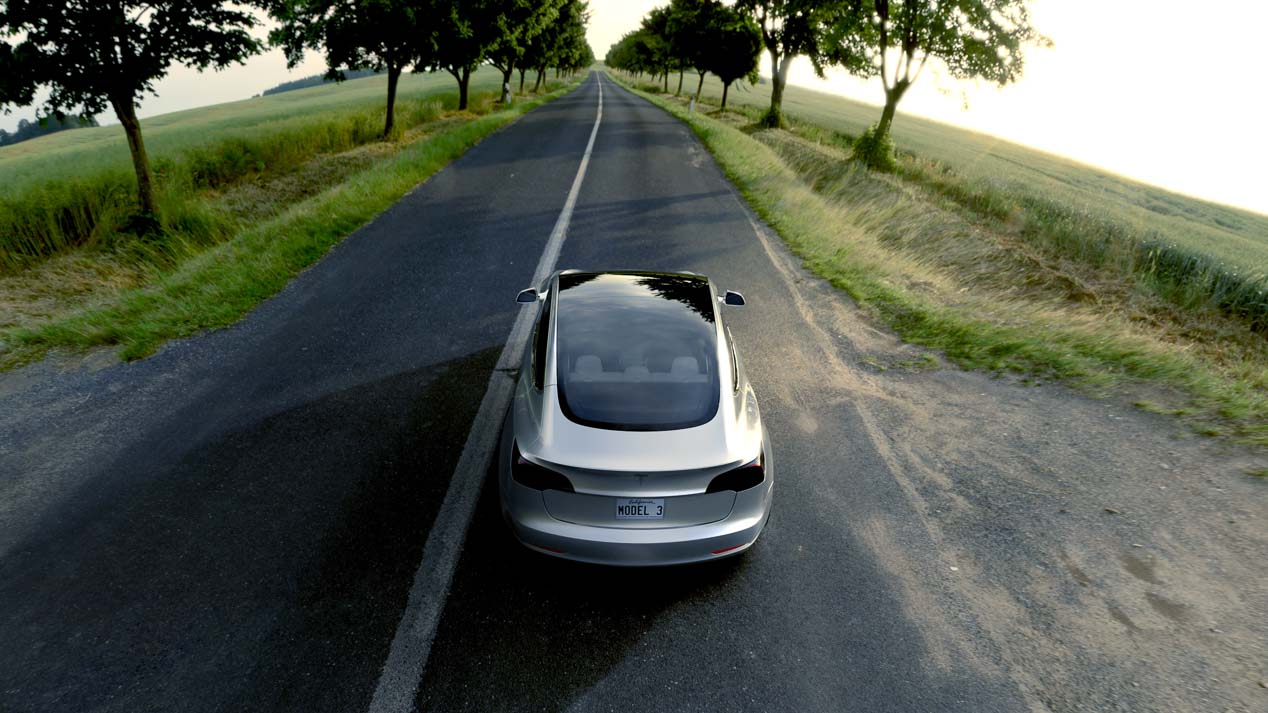 Tesla Model 3, el pequeño de la marca de coche eléctrico