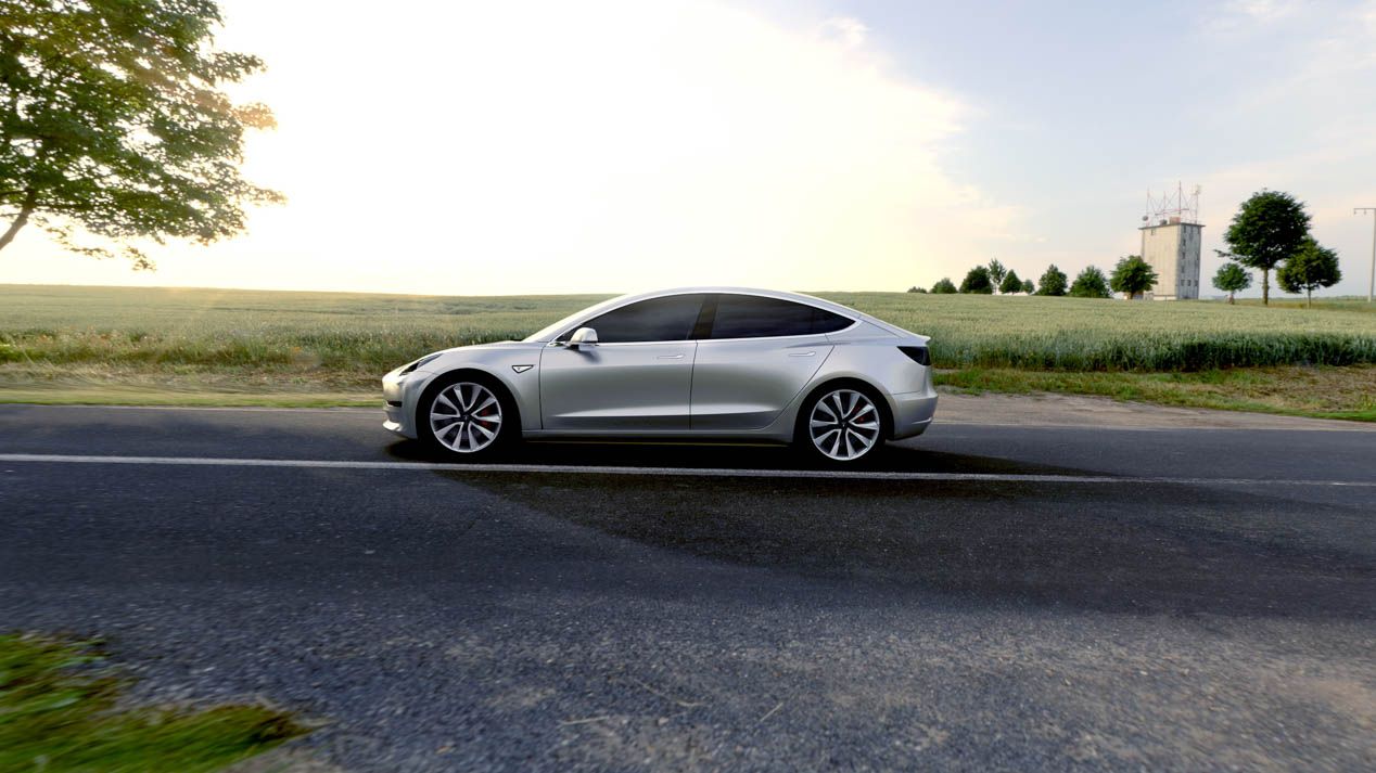 Tesla Model 3, el pequeño de la marca de coche eléctrico