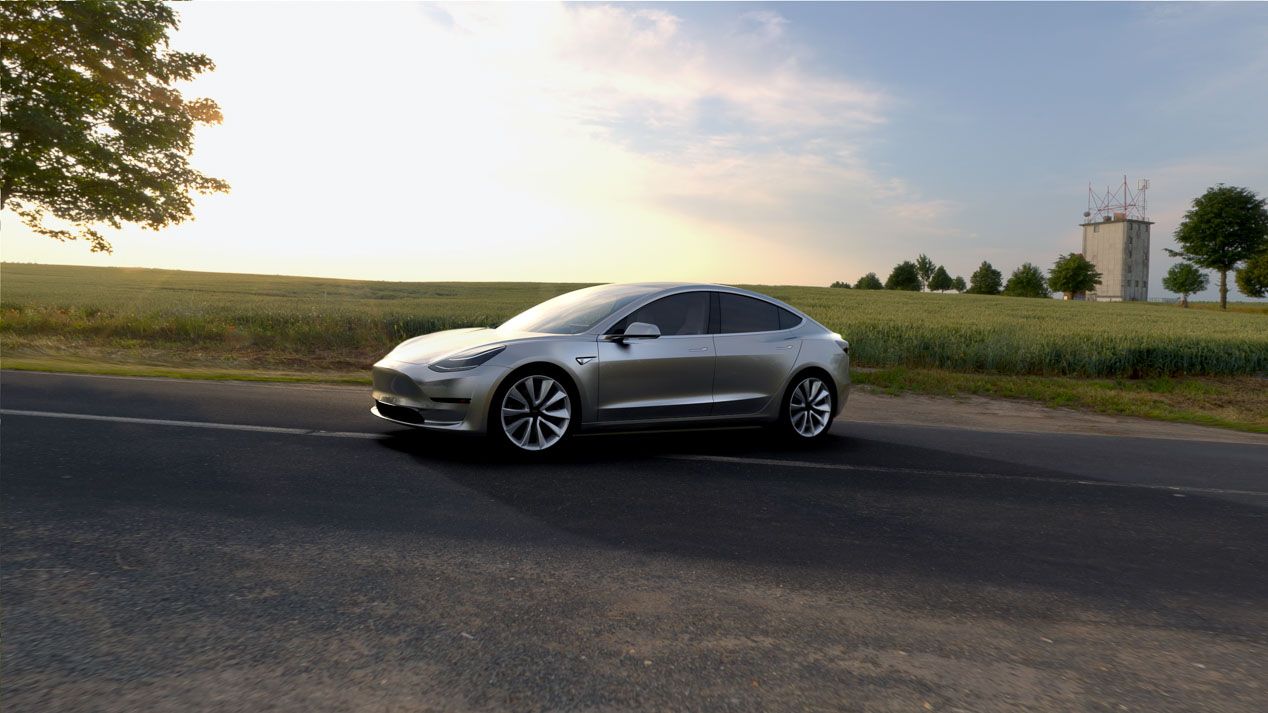 Tesla Model 3, el pequeño de la marca de coche eléctrico