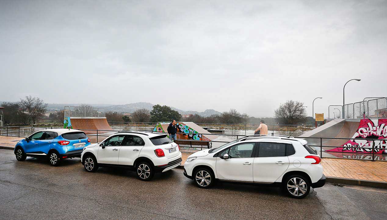 Fiat 500X- Peugeot 2008 – Renault Captur, los SUV urbanos «made in Europa»