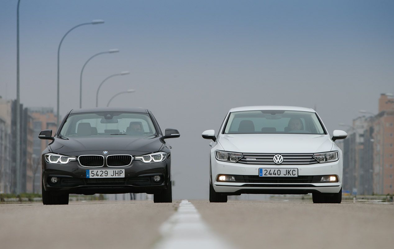 BMW 316d vs Volkswagen Passat 1.6 TDI: berlinas ultra eficientes