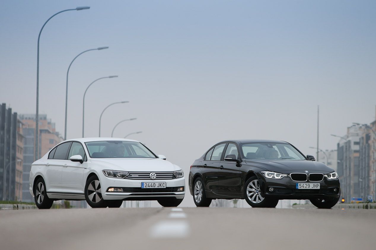BMW 316d vs Volkswagen Passat 1.6 TDI: berlinas ultra eficientes