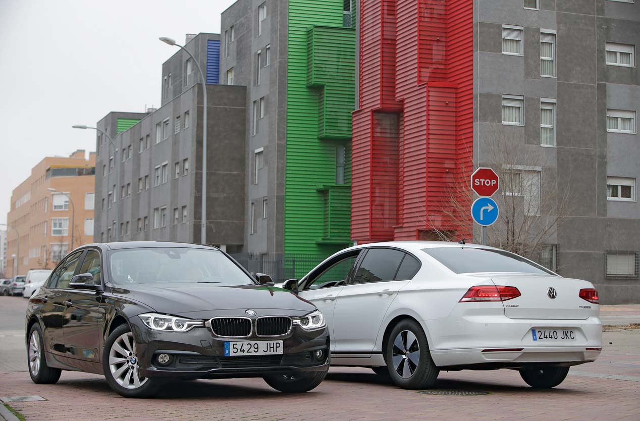 BMW 316d vs Volkswagen Passat 1.6 TDI: berlinas ultra eficientes