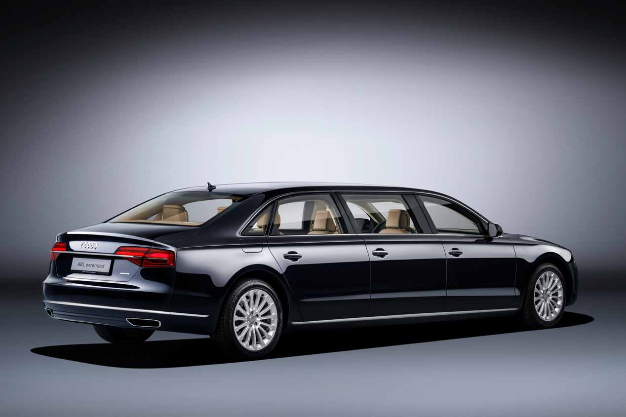 Audi A8 L extended, más de 6 m para 6 pasajeros