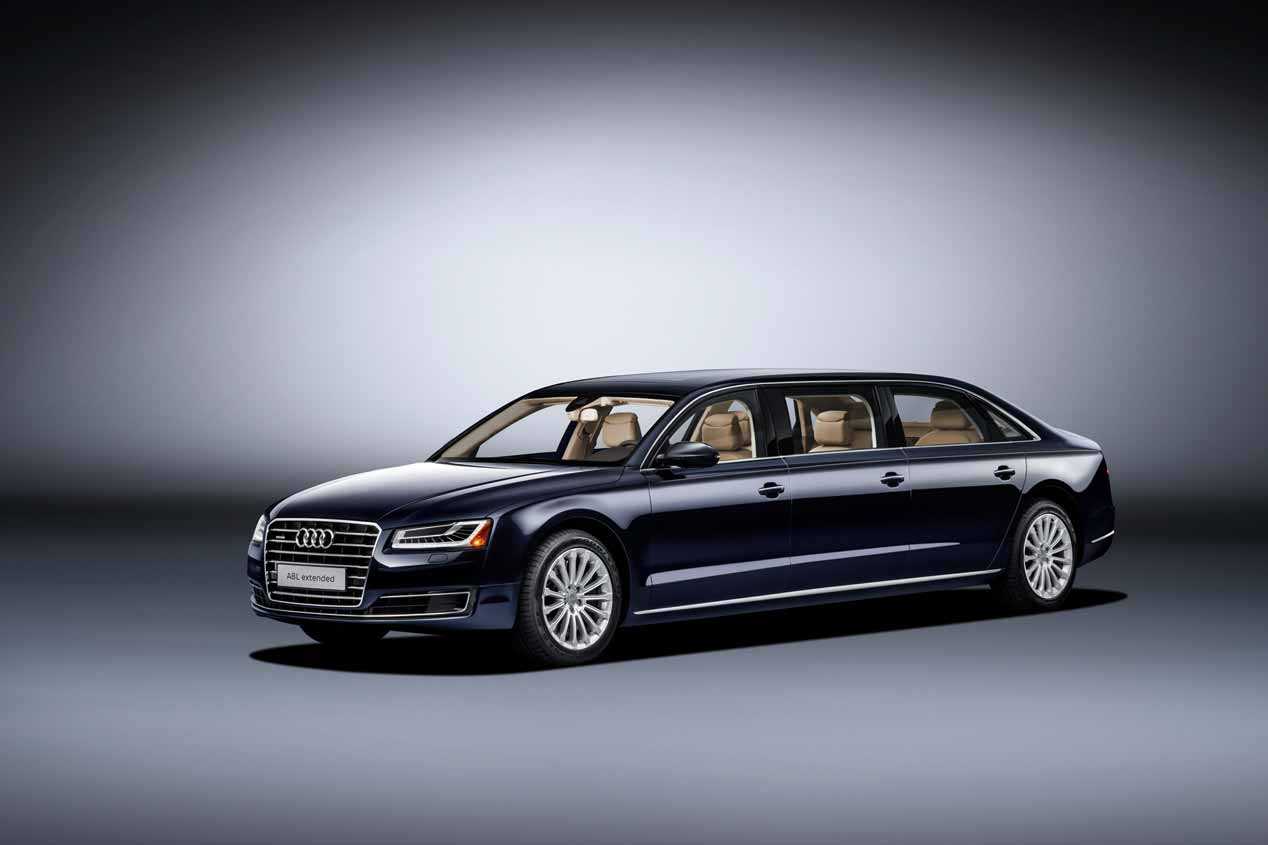 Audi A8 L extended, más de 6 m para 6 pasajeros