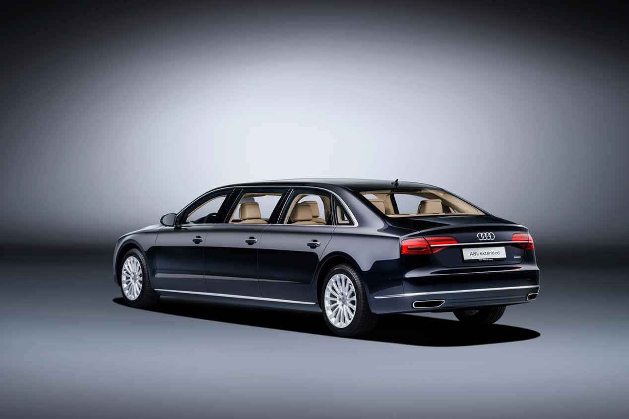 Audi A8 L extended, más de 6 m para 6 pasajeros