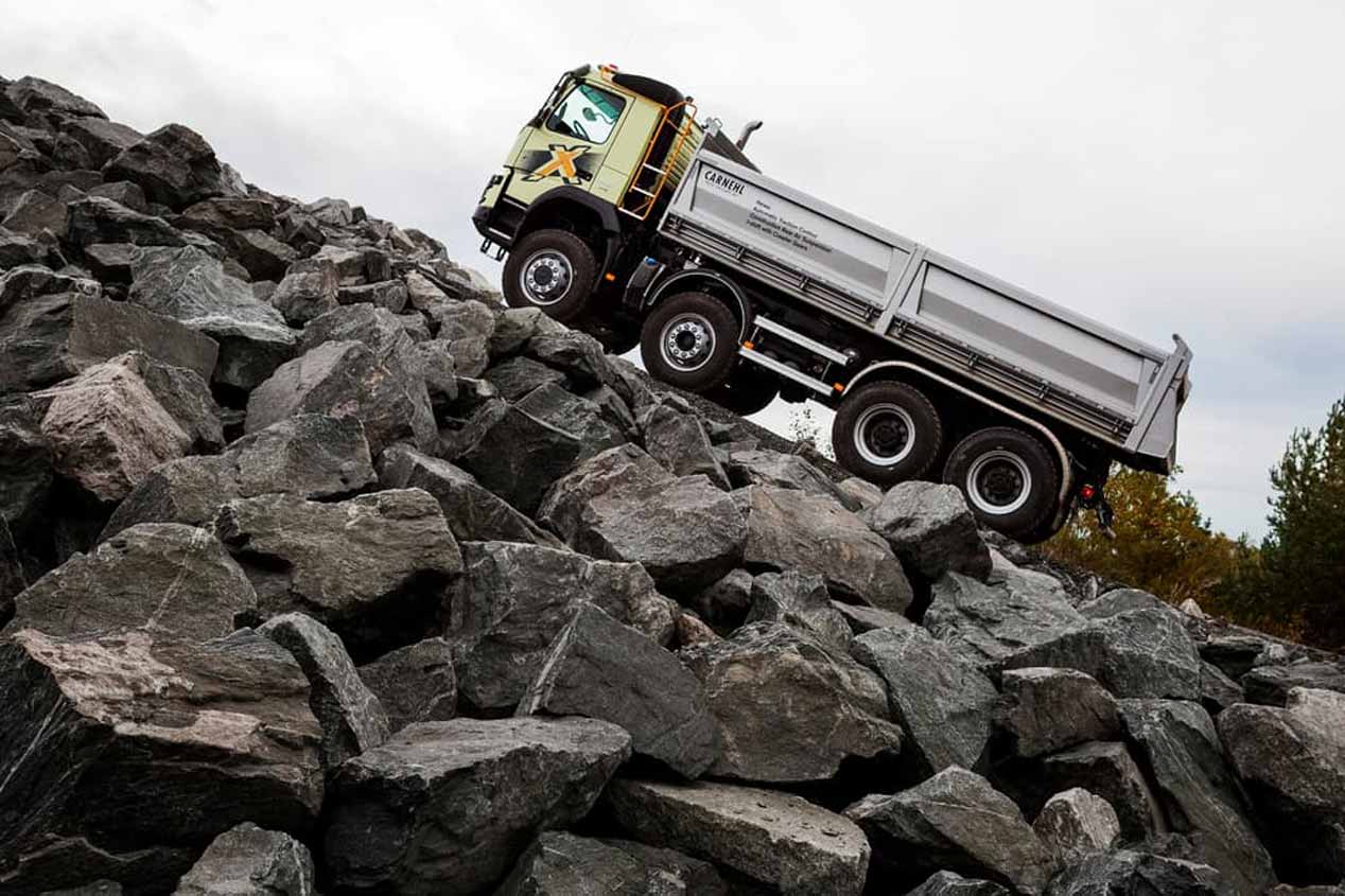 ¿Puede un camión de Volvo con 750 toneladas?