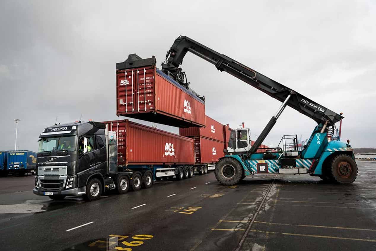 ¿Puede un camión de Volvo con 750 toneladas?