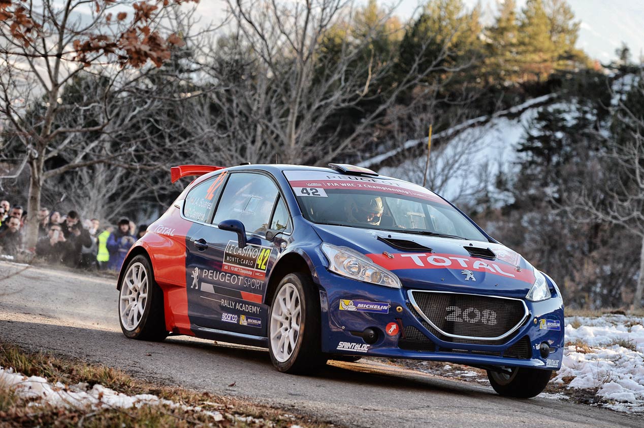 ‘Cohete’ Suárez, piloto oficial de Peugeot en el WRC2