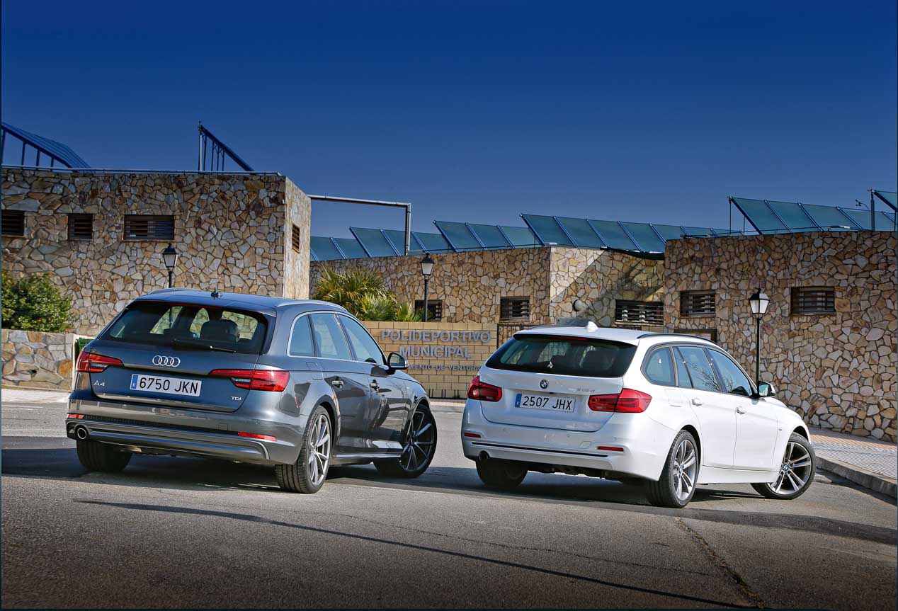 Comparativa: Audi A4 Avant 2.0 TDI vs BMW 318d Touring