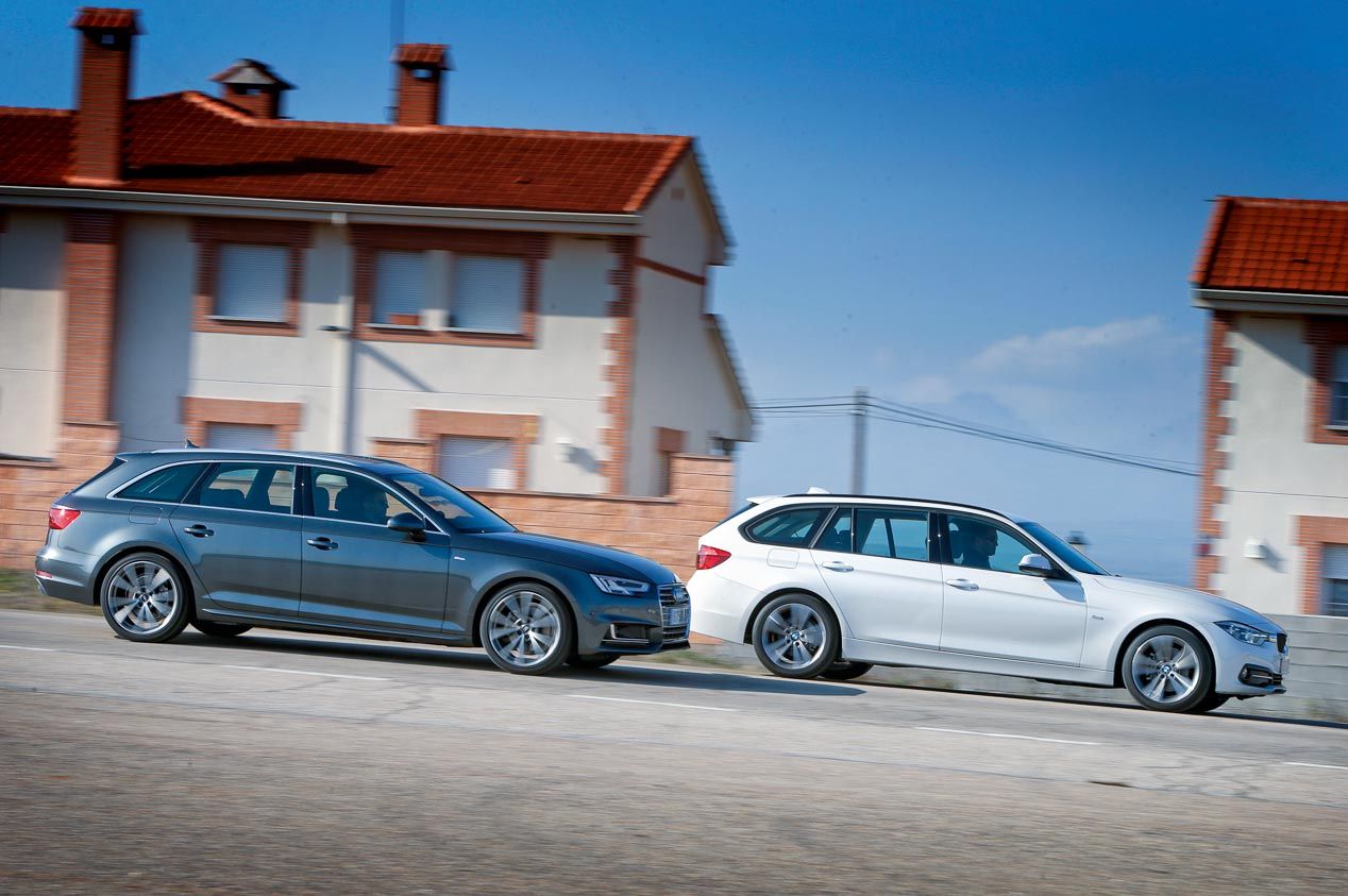 Comparativa: Audi A4 Avant 2.0 TDI vs BMW 318d Touring