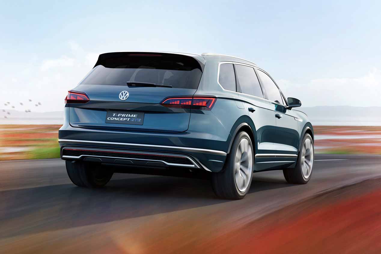 Volkswagen T-Prime Concept GTE: el futuro SUV Touareg XL