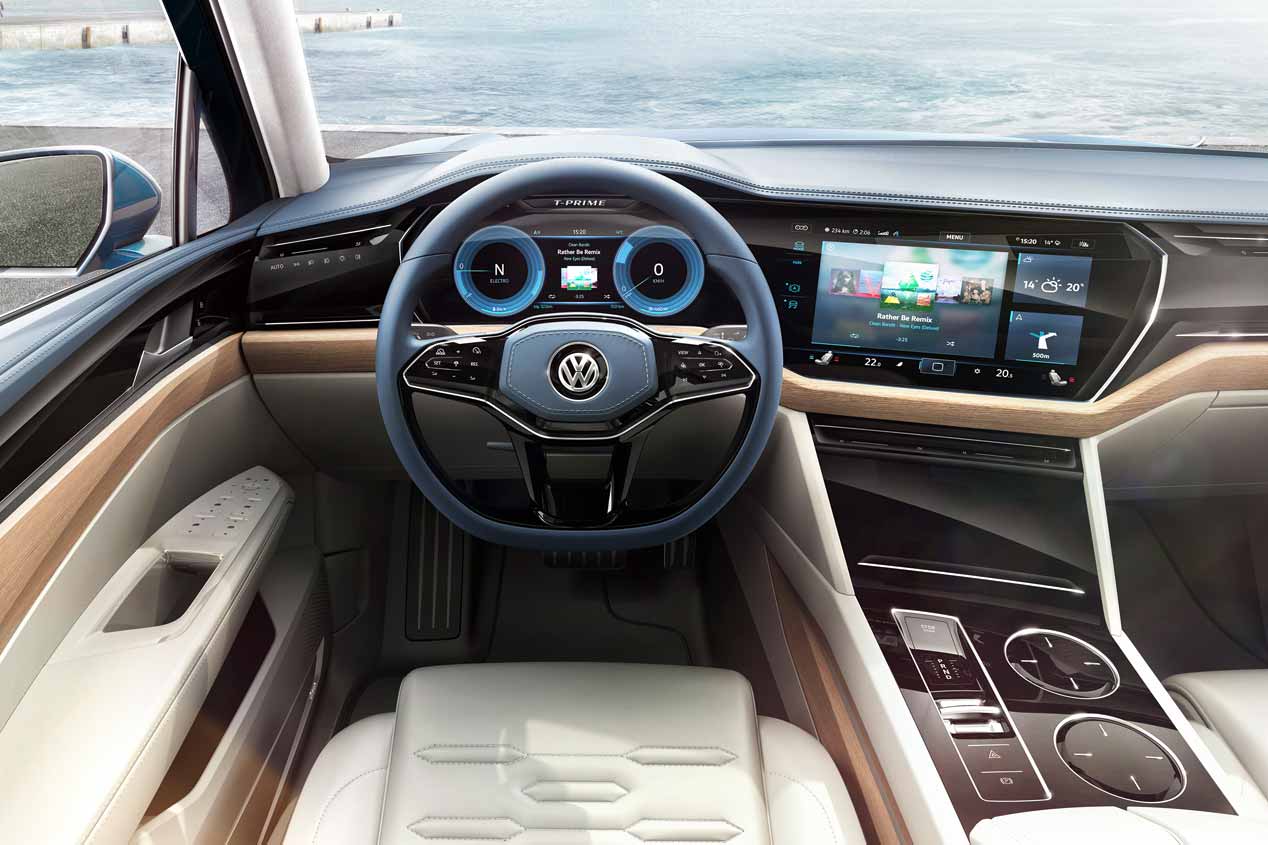 Volkswagen T-Prime Concept GTE: el futuro SUV Touareg XL