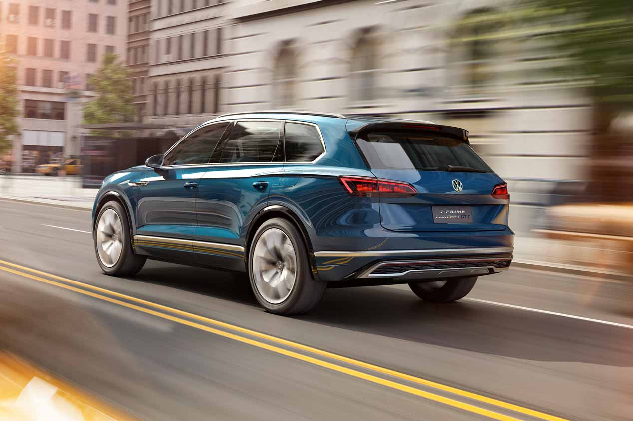 Volkswagen T-Prime Concept GTE: el futuro SUV Touareg XL
